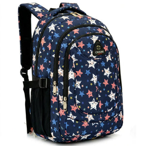 OR&MI - Zaino scuola con imbottitura maschile femminile uomo donna fantasia capiente multitasche spalliere
