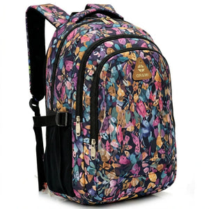 OR&MI - Zaino scuola con imbottitura maschile femminile uomo donna fantasia capiente multitasche spalliere