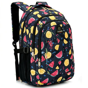 OR&MI - Zaino scuola con imbottitura maschile femminile uomo donna fantasia capiente multitasche spalliere