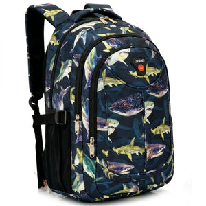 OR&MI - Zaino scuola con imbottitura maschile femminile uomo donna fantasia capiente multitasche spalliere LINEA 2