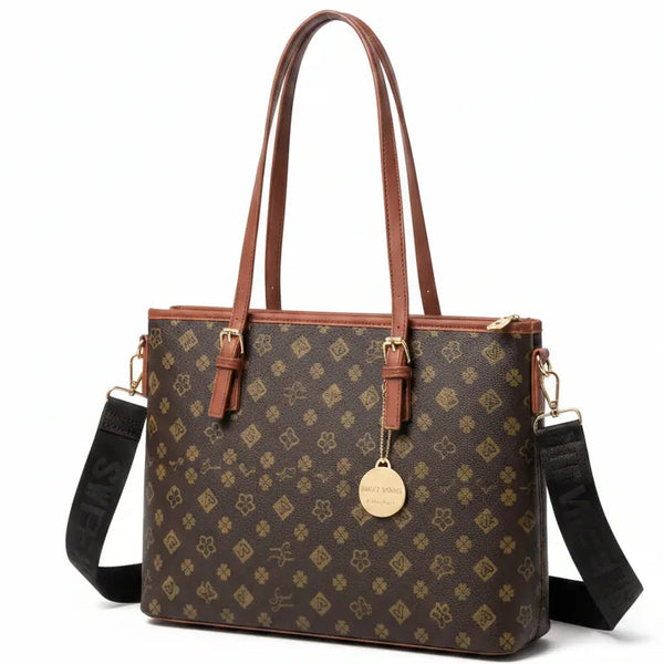 Sweet Years - Borsa shopping spalla simil pelle fantasia Logata