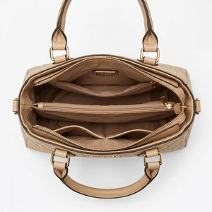 Coconuda - Borsa bauletto spalla simil pelle fantasia Logata tote bag tracolla