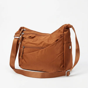 Scurau - Borsa firmata Gyoiamea a X 5 zip Tracolla Donna in Nylon Multitasche
