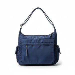 Scattiau - Borsa firmata Gyoiamea con 5 tasche platta zip Tracolla Donna in Nylon Multitasche