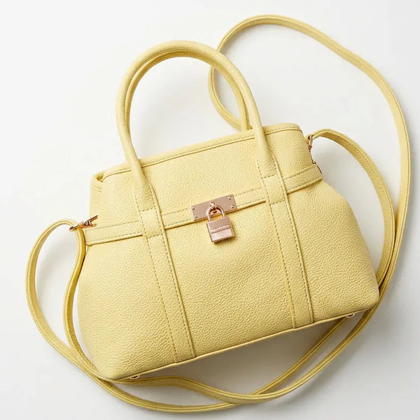 DUDLIN - Borsa donna Bauletto con lucchetto elegante tracolla