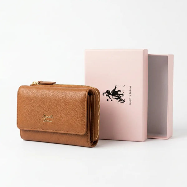 Mariella Burani - Set regalo portafoglio firmato donna con scatole porta carte donna novità simil pelle
