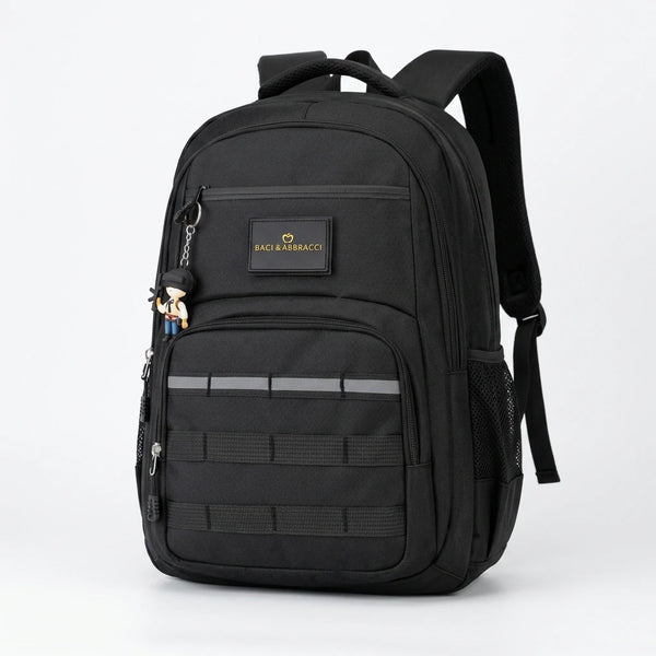 Baci&Abbracci - Zaino scuola viaggio con imbottitura maschile femminile uomo donna fantasia militare