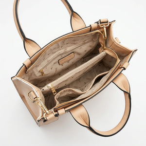 Sweet Years - Borsa firmata donna spalla a tracolla simil pelle nuova fantasia logo tote bag logata