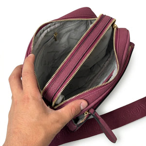 YYCOVERI - Borsa borsetta donna a tracolla firmata multitasche 4 tasche con cerniera nuova