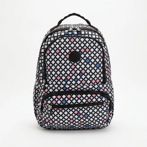 Zaino scuola con imbottitura maschile femminile uomo donna fantasia capiente multitasche spalliere capiente