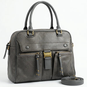 CHARRO - Borsa a Spalla Donna simil Pelle bauletto 2 tasche frontali tracolla