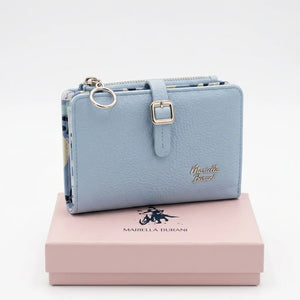 Mariella Burani - portafoglio firmato donna con scatole porta carte donna novità simil pelle idea regalo
