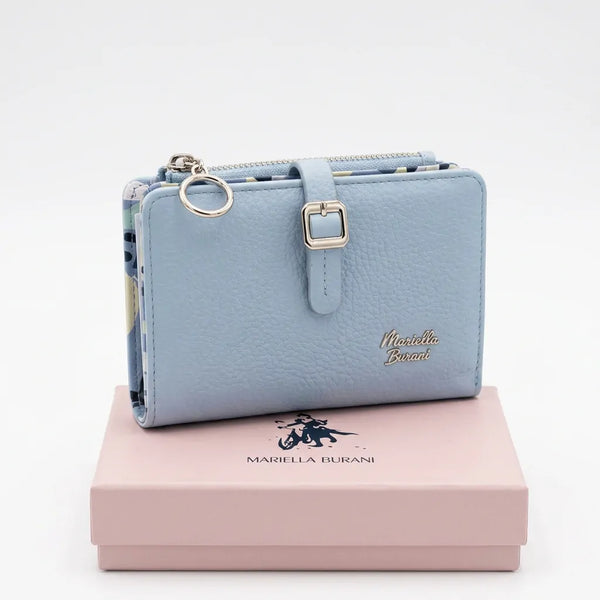Mariella Burani - portafoglio firmato donna con scatole porta carte donna novità simil pelle idea regalo