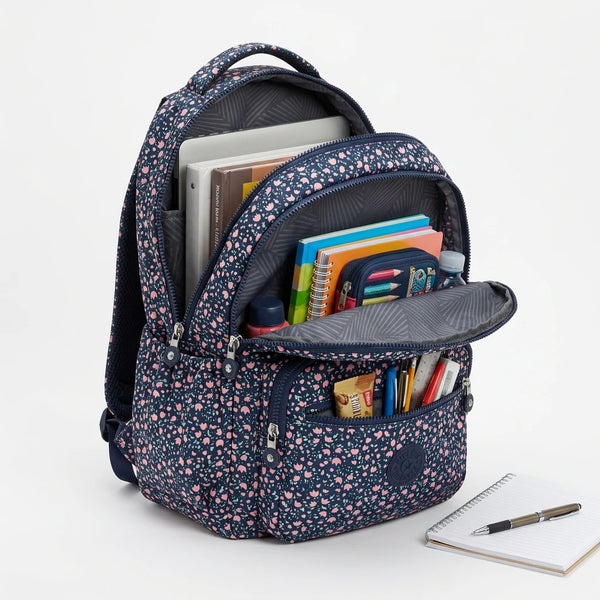 Zaino scuola con imbottitura maschile femminile uomo donna fantasia capiente multitasche spalliere capiente