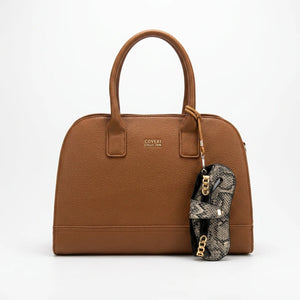 Coveri Collection - Borsa con portaocchiali nuova Donna sacco grande shopping bauletto baule