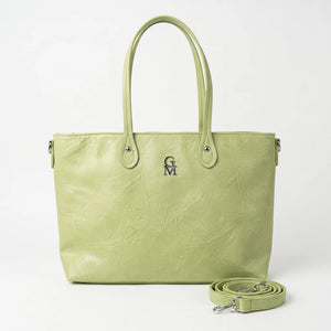 Big - Borsa firmata GYOIAMEA shopping spalla donna grande simil pelle venata