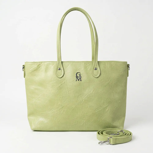 Big - Borsa firmata GYOIAMEA shopping spalla donna grande simil pelle venata