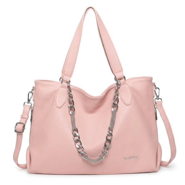 Valentini Gino - Borsa spalla nuova Donna shopping bag Casual 2026 firmata tracolla catena capiente