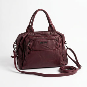 Sweet years - Borsa a Spalla Donna simil Pelle bauletto effetto vintage con tracolla