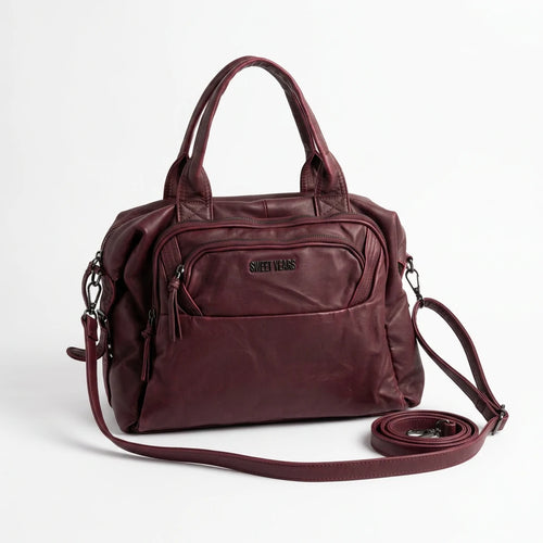 Sweet years - Borsa a Spalla Donna simil Pelle bauletto effetto vintage con tracolla