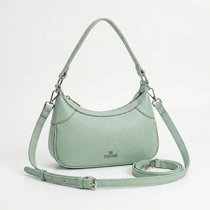 YYcoveri- Borsa borsetta con Doppia tasca mezzaluna piccola hobo monomanico