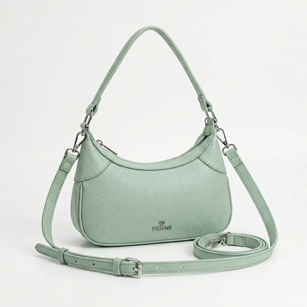 YYcoveri- Borsa borsetta con Doppia tasca mezzaluna piccola hobo monomanico