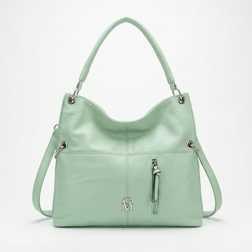 La Salvia - Borsa Donna sacco trasformabile 3in1 grande utility Hobo Casual mono manico catena morbida 2026