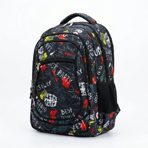 Zaino scuola con imbottitura maschile femminile uomo donna fantasia capiente multitasche spalliere capiente