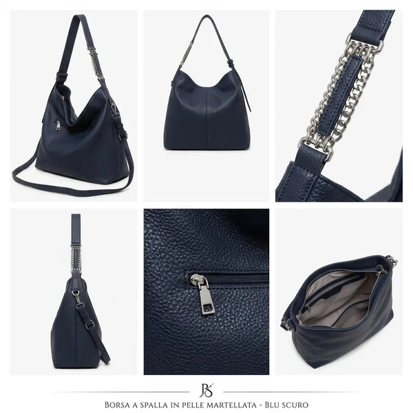 Valentini Gino - Borsa spalla nuova Donna sacco mono manico HOBO bag Casual 2026 firmata tracolla