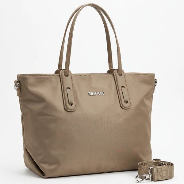 Sweet Years - Borsa nuova Donna shopping bag impermeabile in tessuto tecnico super resistente nylon