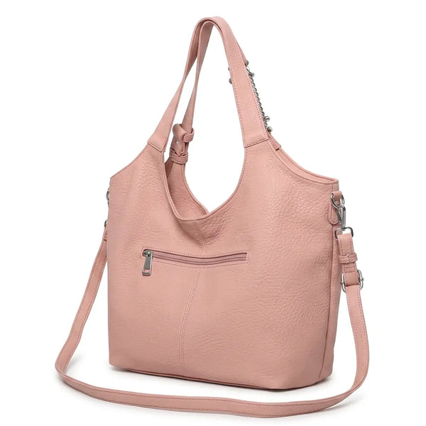 Valentini Gino - Borsa spalla nuova Donna hobo bag sacco secchio con catena mono manico spalla e tracolla (Copia)