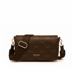 Borsa firmata COCONUDA Colletion donna spalla a tracolla simil pelle nuova fantasia logo tote bag scritte