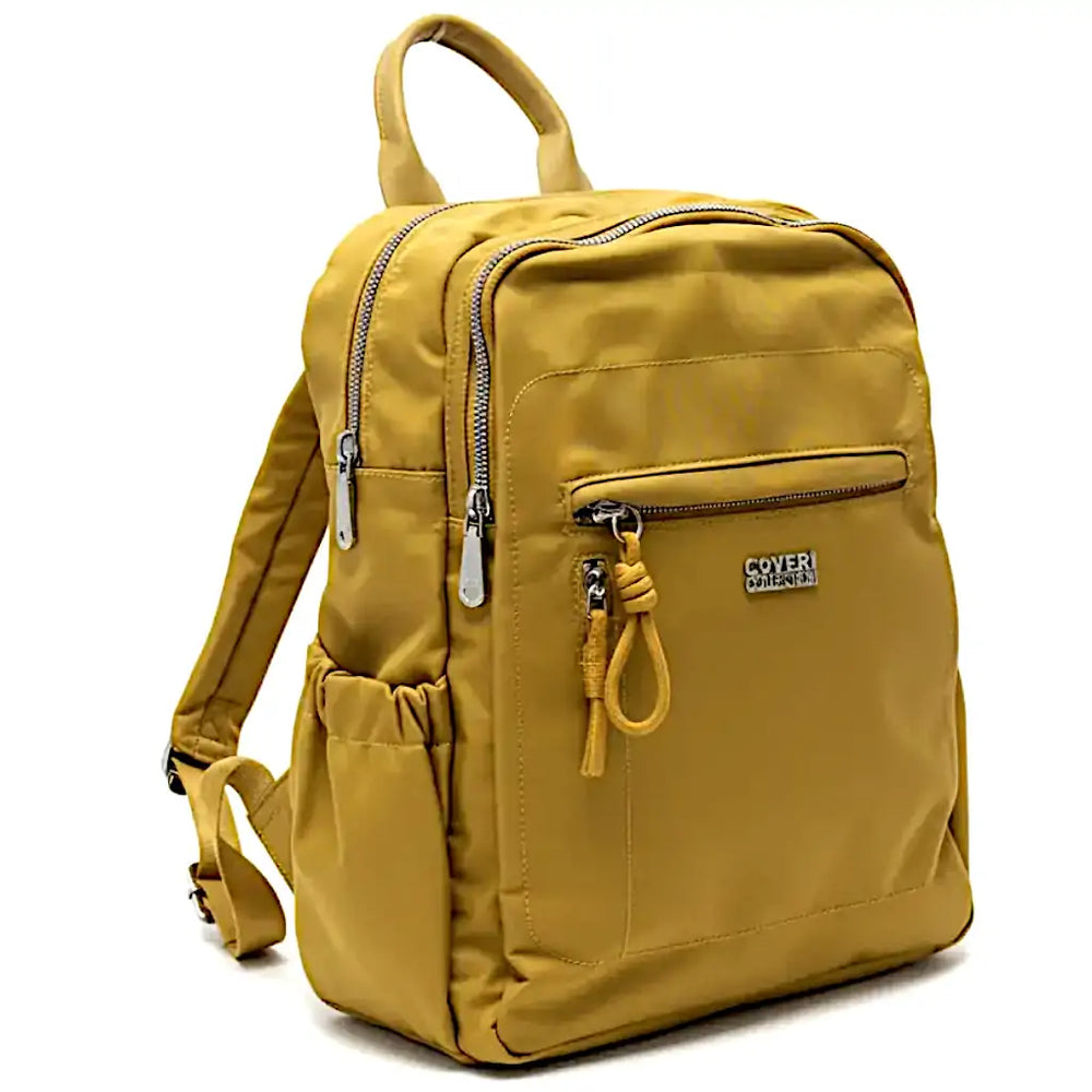 Coveri Collection - zaino in nylon impermeabile multitasche cerniera tessuto tecnico