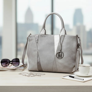 La Valchirya - Borsa a bauletto  firmata GYOIAMEA a mano tracolla casual simil pelle multicolore tenue