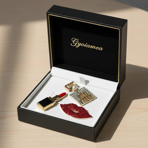 Spille Donna con Strass Brillanti – Set da 3 Spille Moda per Giacche, Cappotti e Borse