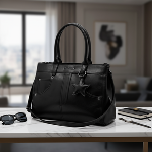 Borsa bauletto biker firmato COCONUDA donna spalla a tracolla simil pelle effetto lucido vintage