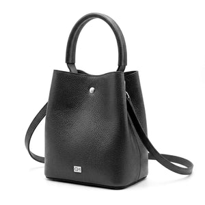 La Calice - Borsa in Vera Pelle Italiana a Secchiello firmata GYOIAMEA Bucket Bag