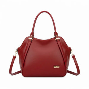 CHARRO - Borsa shopping a spalla grande tracolla casual simil pelle venata