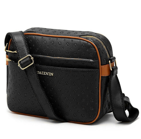 Borsa 4 cerniere firmata VALENTINI multitasche capiente donna tracolla fantasia logo grande