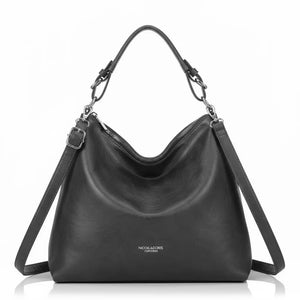 Nazareno Gabrielli - Borsa morbida a sacco hobo mono manico unica tinta nuovo