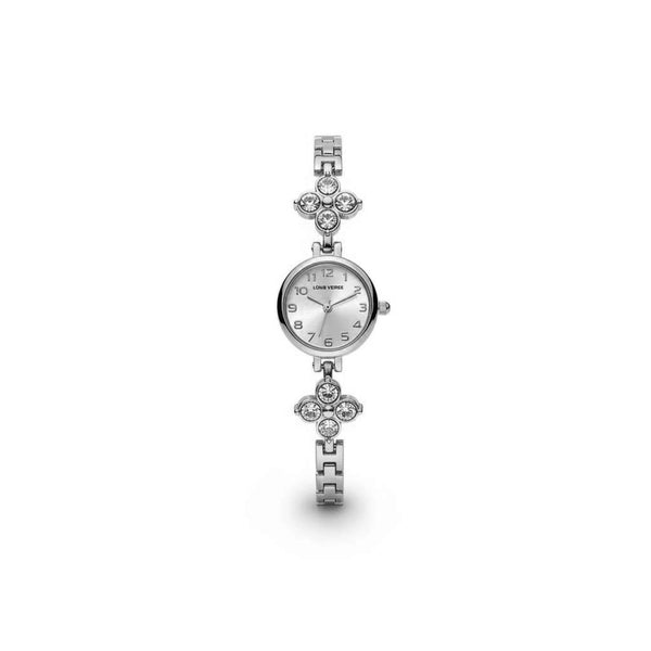 Orologio Gioiello "Ninfea" Gold con Motivi Floreali e Cristalli