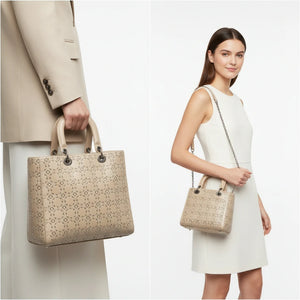 La Scialarata - Borsa piccola o grande firmata GYOIAMEA in tessuto vellutato strass punto luce