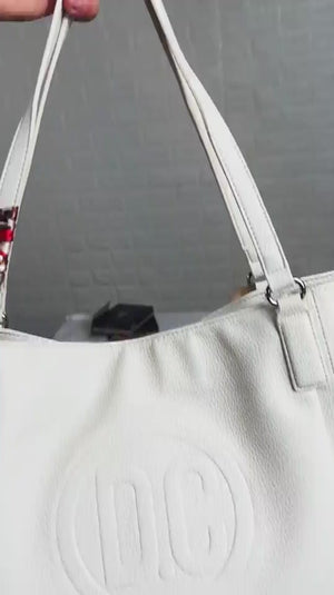 D. CRISTINA - Borsa 2in1 trasformabile Shopping bag a tote bag capiente con tracolla