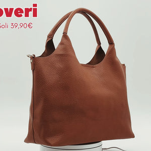 Borsa firmata YYcoveri shopping morbida 2 in 1 + pochette omaggio comoda e capiente