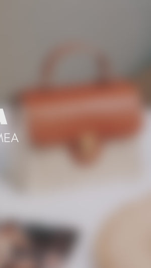 Borsa Bauletto GYOIAMEA "hanna" da Donna  In Paglia Rigida con Tracolla  Elegante Borsetta Estiva a Mano o a Spalla