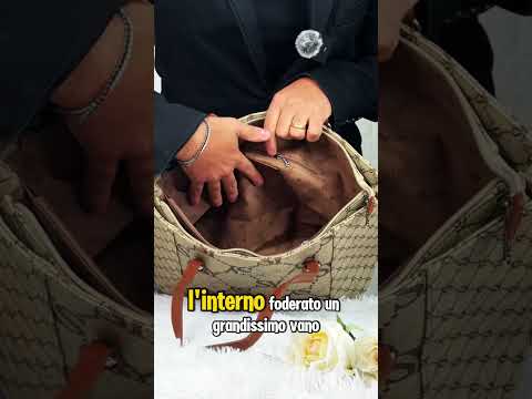 Borsa donna firmata Sweet Years in simil pelle grande tote shopping con tracolla e spalla