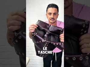 PODRI - Borsa a Spalla Donna simil Pelle Morbida Borsa hobo sacco borchie