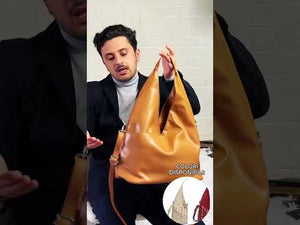 Dudlin- Borsa monomanico spalla borchie grande simil pelle borchiata