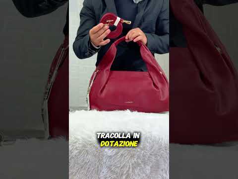 Borsa a sacco firmato COCONUDA Colletion donna spalla a tracolla simil pelle nuova