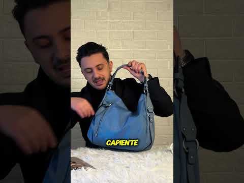 Nazareno Gabrielli - Borsa morbida a sacco hobo capiente unica tinta mono mono manico impermeabile tessuto